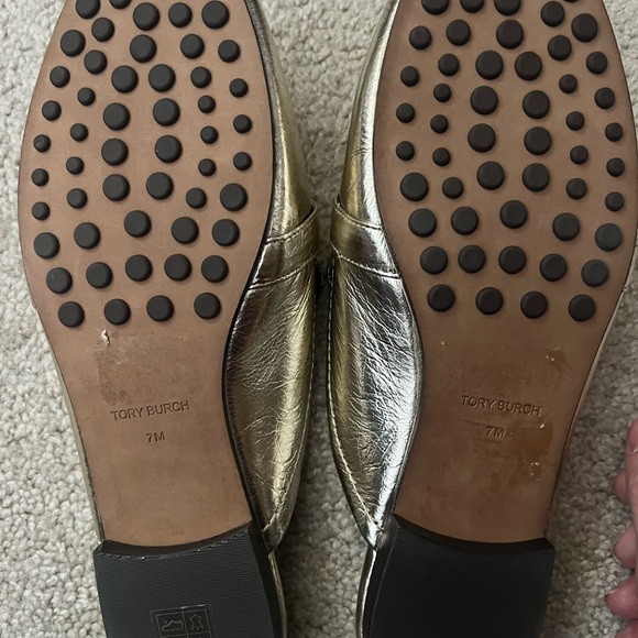 NWT Tory Burch Georgia loafer gold color size 7 - Picture 9 of 9